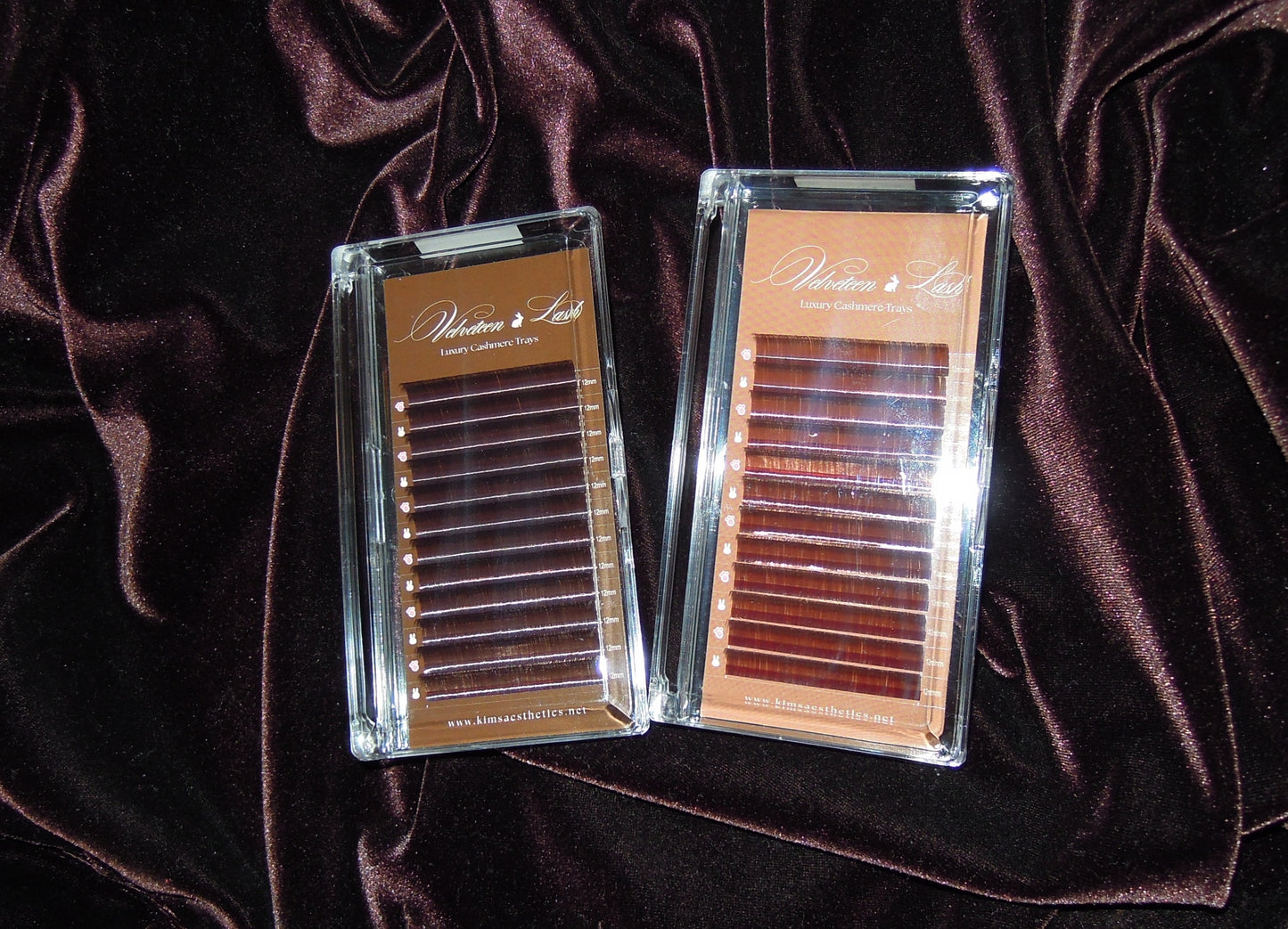 Brown Velveteen Lash Trays 2.0