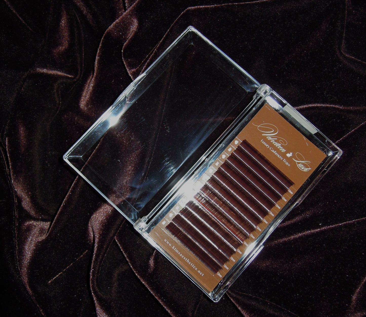 Brown Velveteen Lash Trays 2.0
